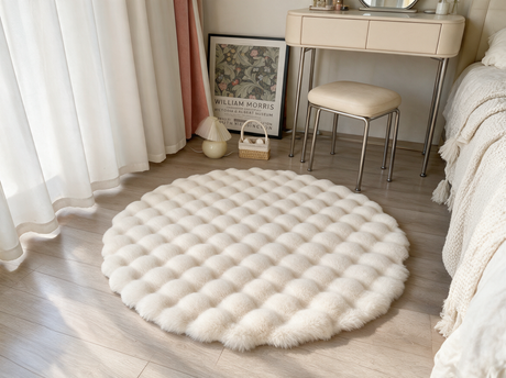 Puff Round Accent Rug lifestyle