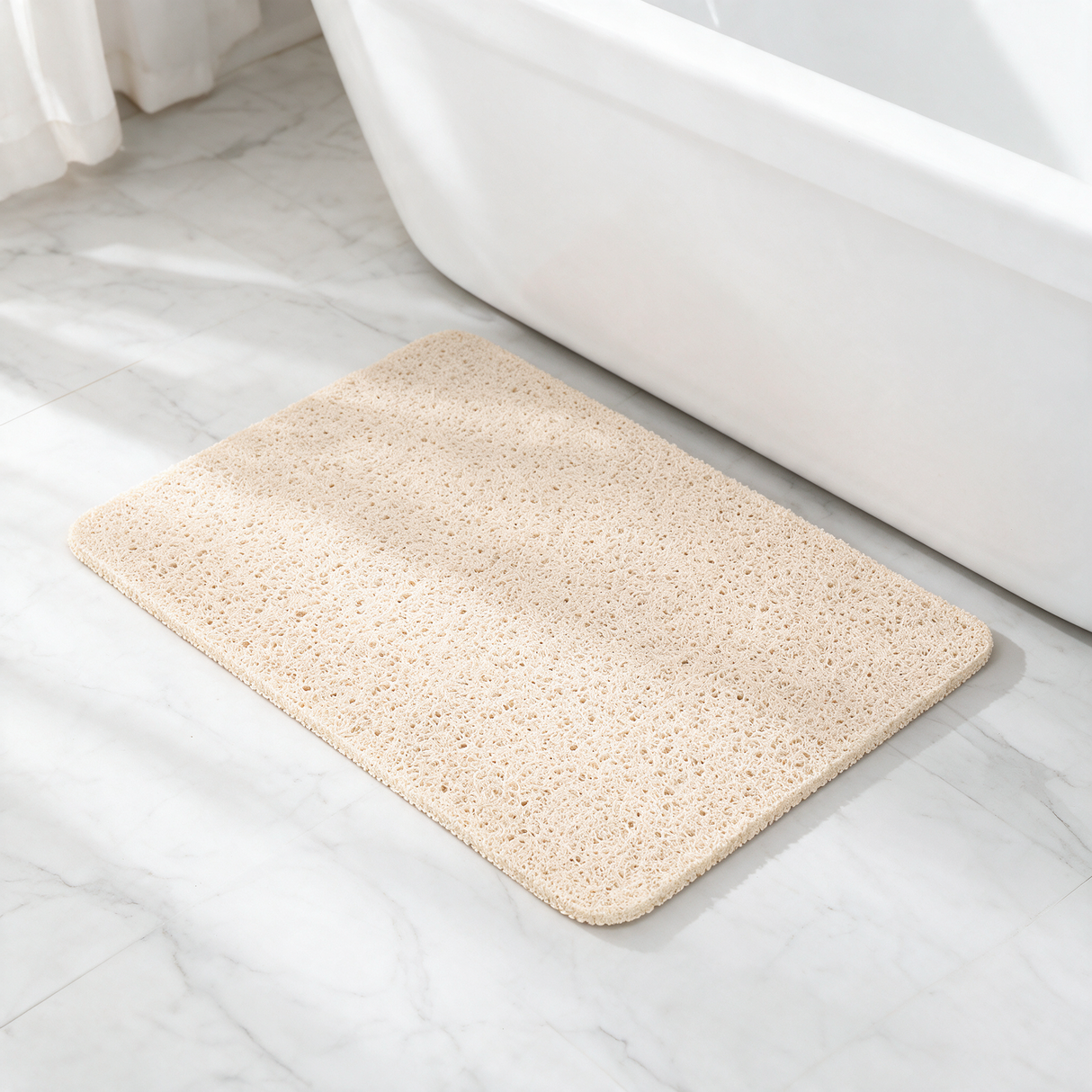 Cushion Comfort Bath Mat - Khaki