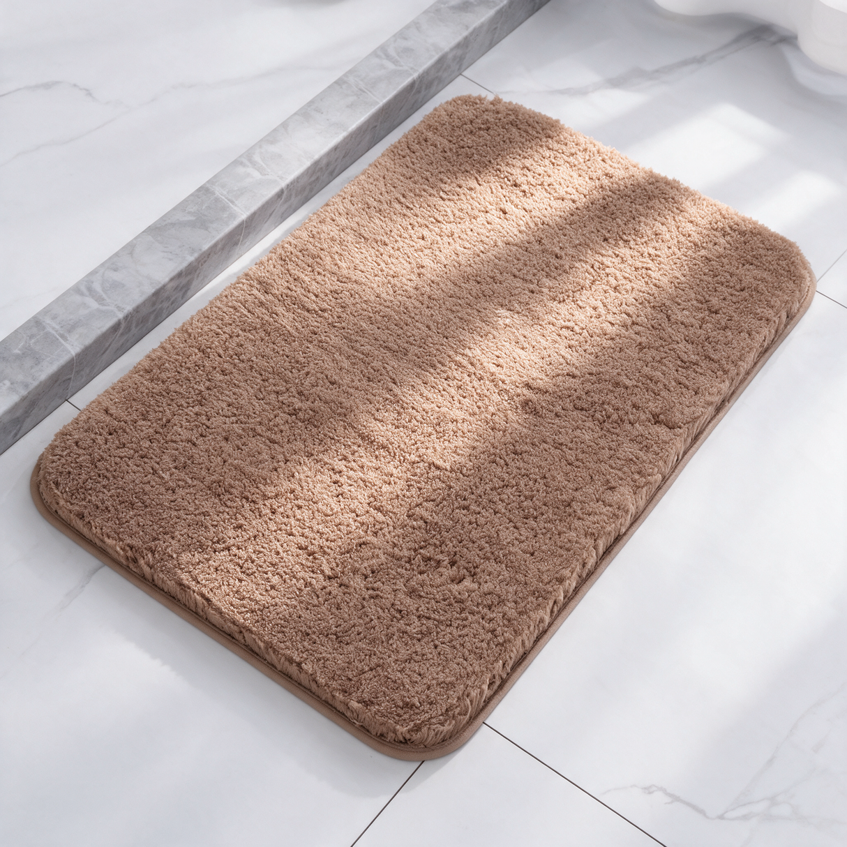 Plush Retreat Bath Rug - Camel