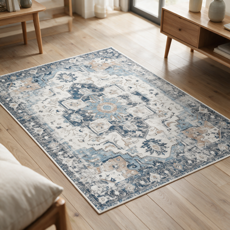 Oxford Medallion Rug - Blue