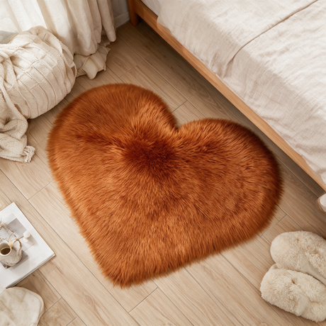 Sweetheart Plush Rug - Coffee