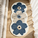 Bloom Floral Area Rug - Blue