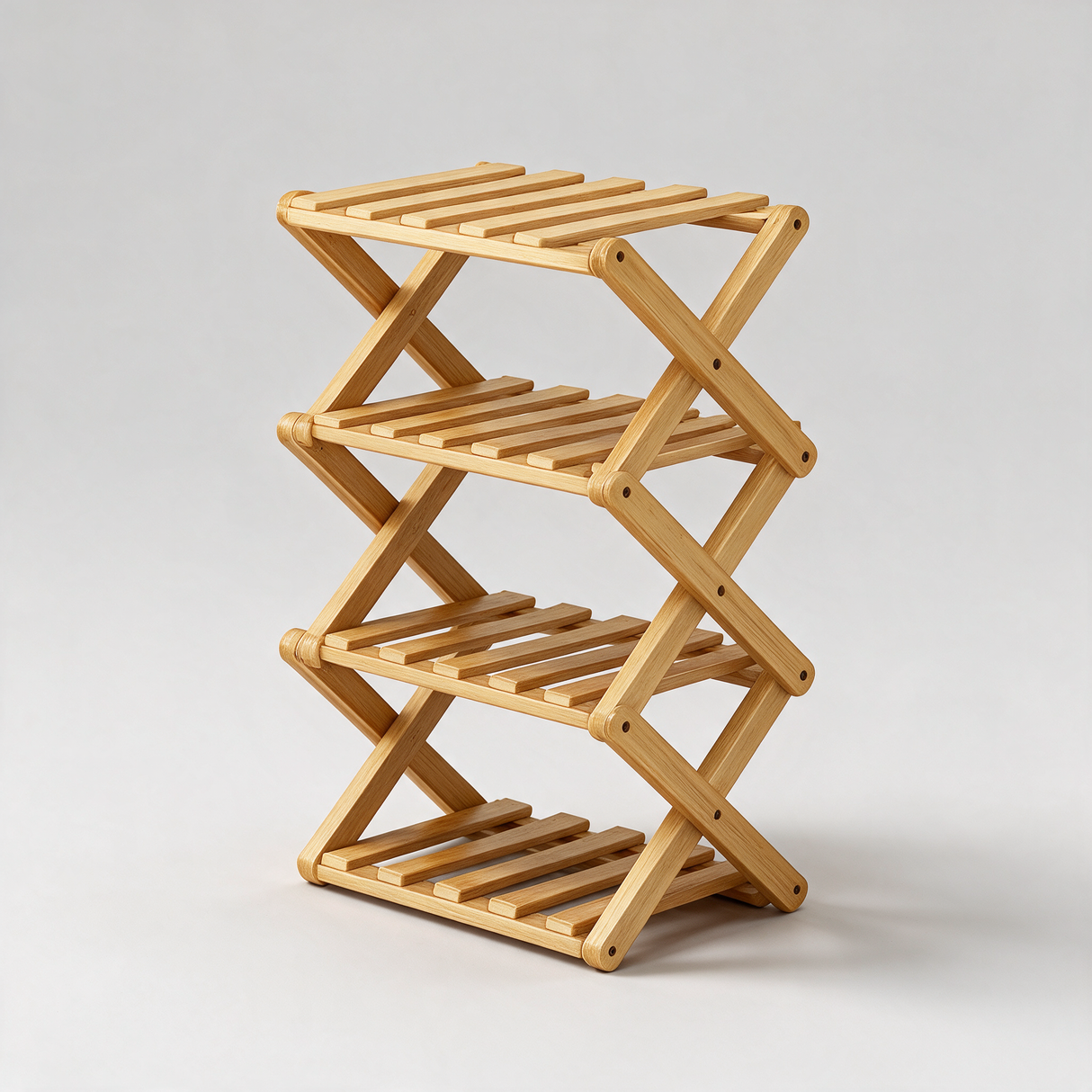Kaito Bamboo Shoe Rack - Natural