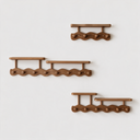 Haven Bamboo Wall Rack - Brown