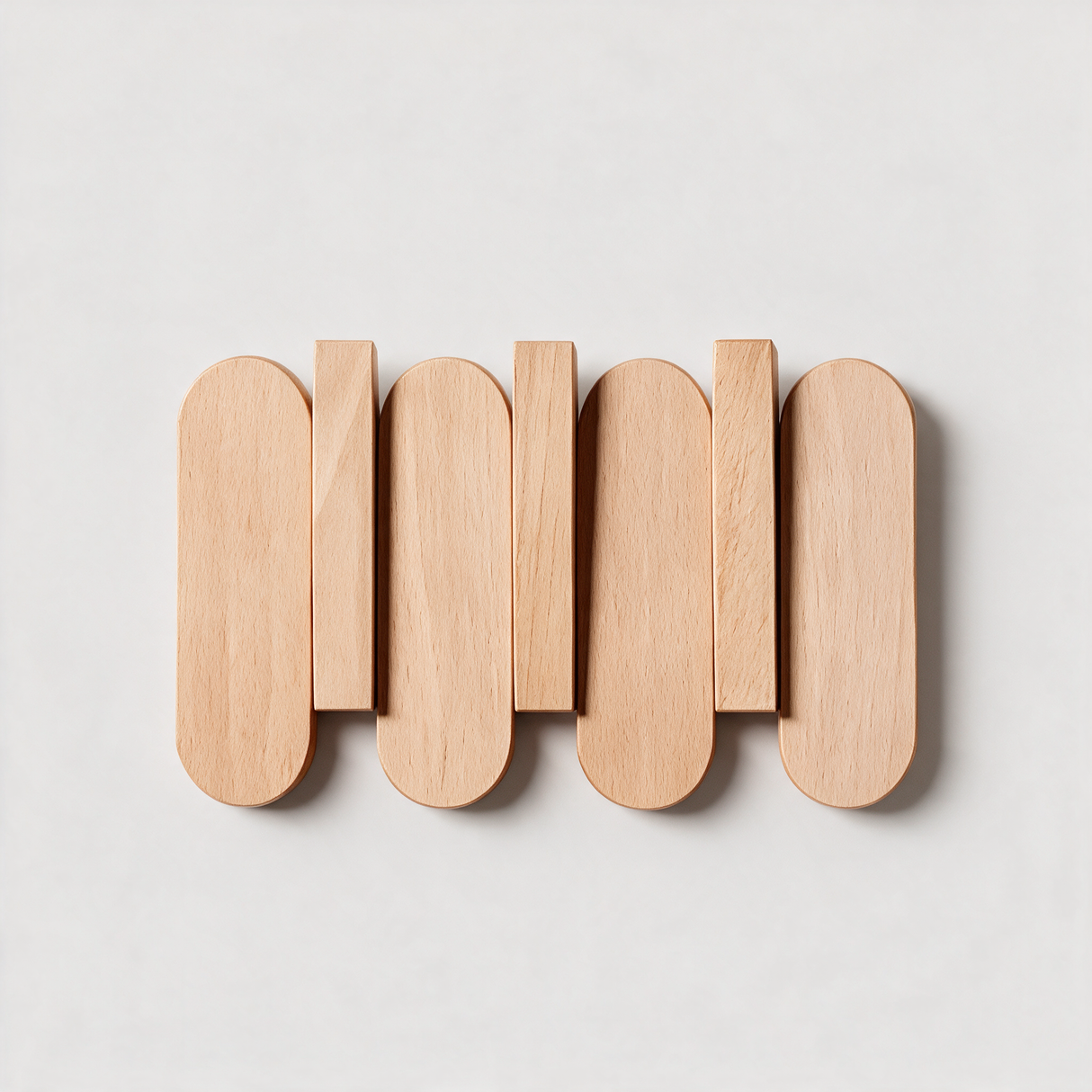 Aspen Slat Coat Rack - Beech