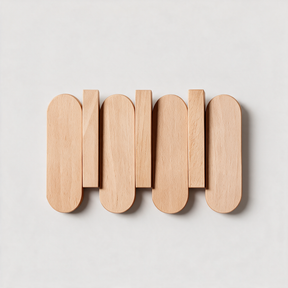 Aspen Slat Coat Rack - Beech