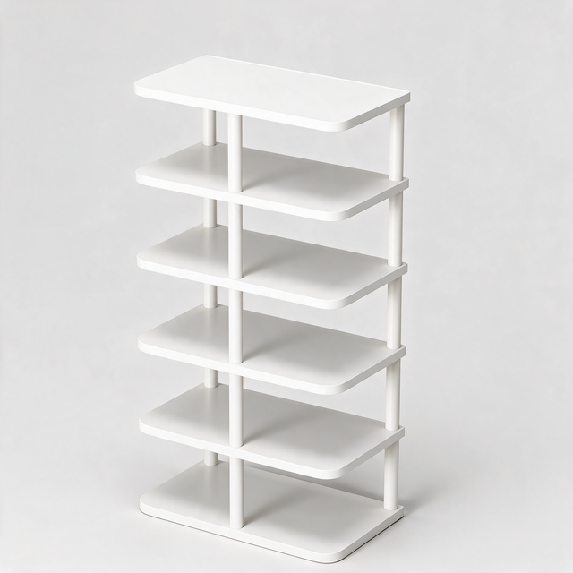 Spire Shoe Tower - White