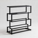 Foundry Shoe Rack - Black