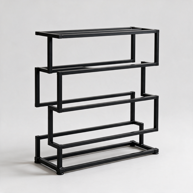 Foundry Shoe Rack - Black