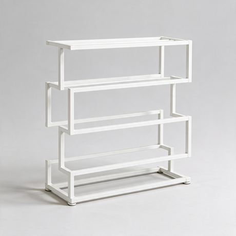 Foundry Shoe Rack - White