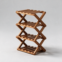 Kaito Bamboo Shoe Rack - Brown