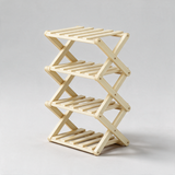 Kaito Bamboo Shoe Rack - Ivory