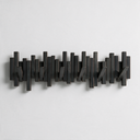 Recital Walnut Coat Rack - Charcoal