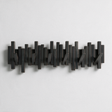 Recital Walnut Coat Rack - Charcoal