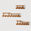 Haven Bamboo Wall Rack - Oak