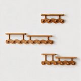 Haven Bamboo Wall Rack - Oak