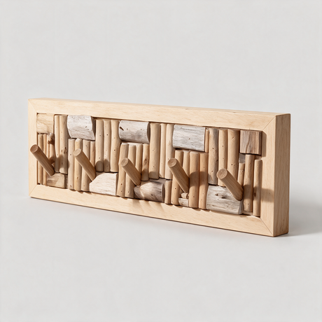 Nordvik Peg Rail Coat Rack - Style C