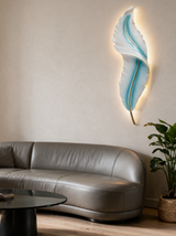 Elegant Feather Wall Light