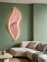 Elegant Feather Wall Light