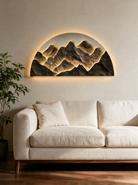 Half-Moon Wall Light