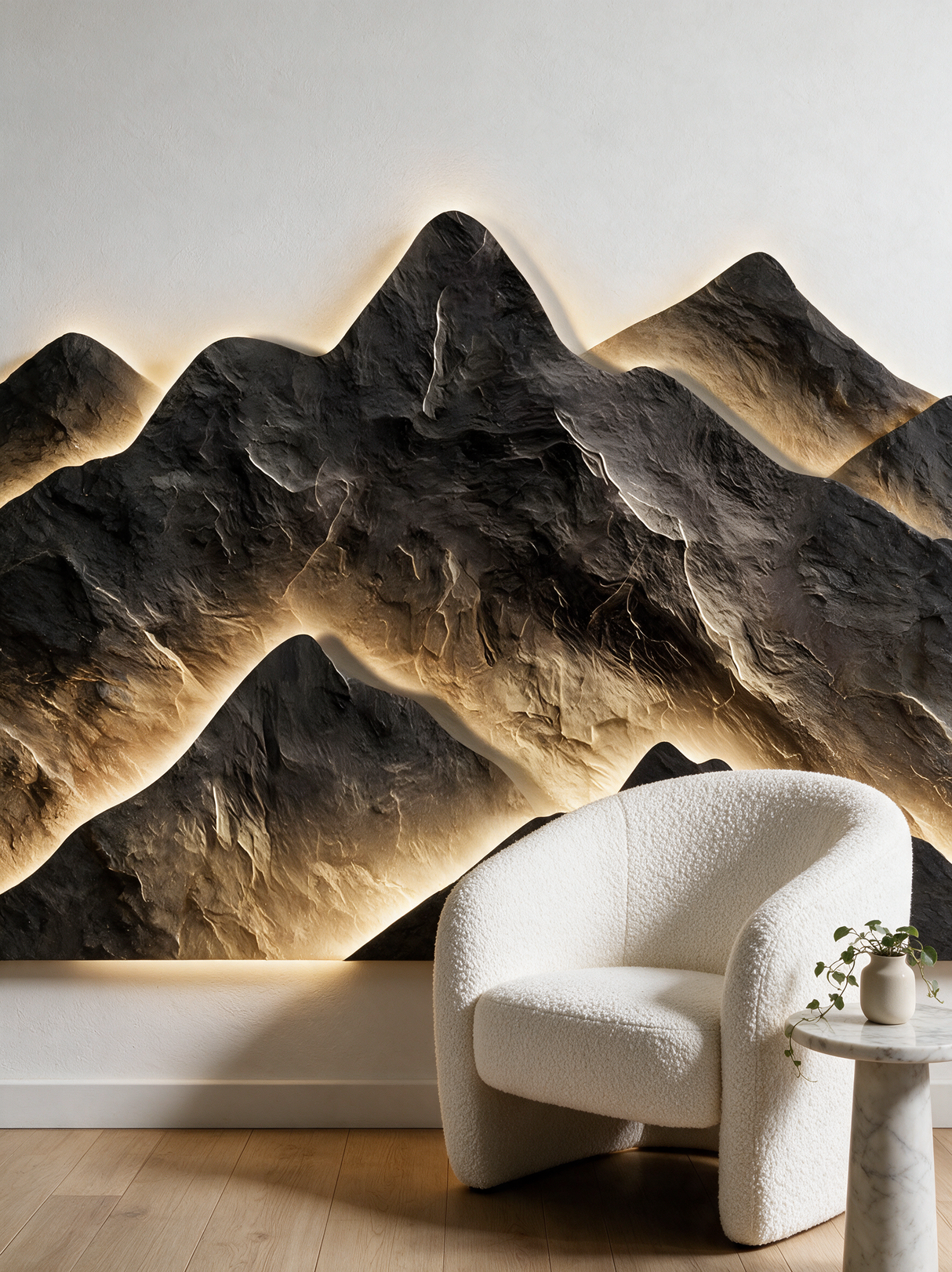Half-Moon Wall Light