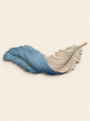 Art Deco Feather Wall Sconce