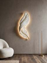 Art Deco Feather Wall Sconce