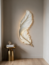 Art Deco Feather Wall Sconce
