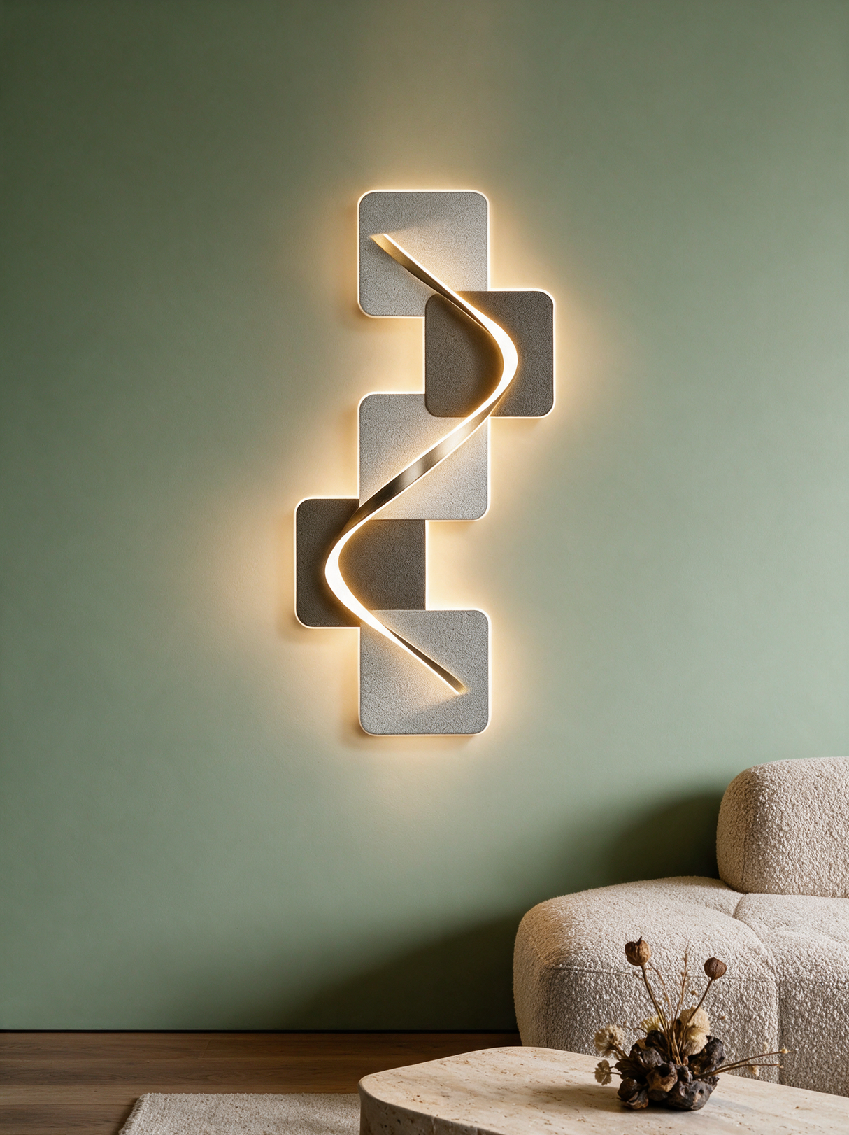 Artistic LED Wall Sconce