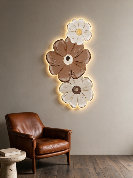 Petal Glow Wall Art