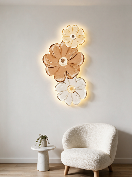 Petal Glow Wall Art