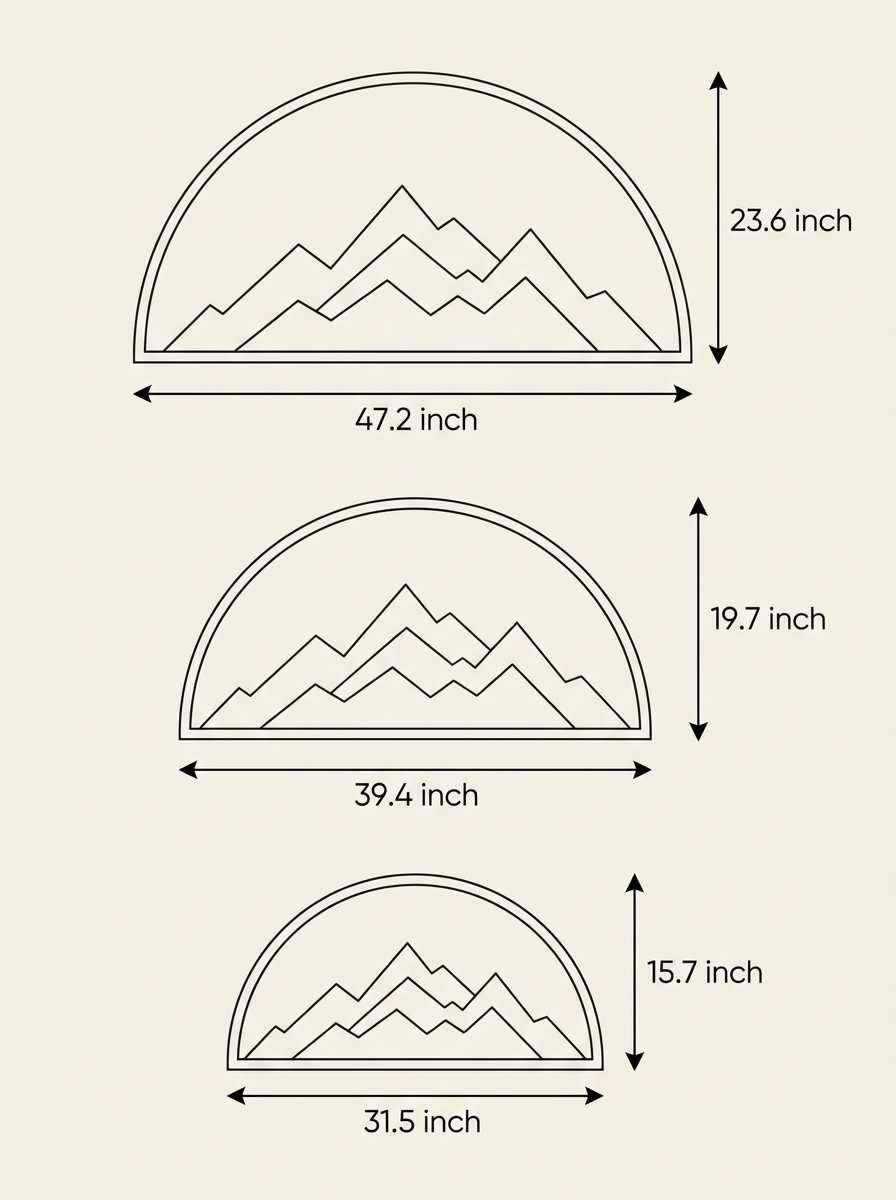 Half-Moon Wall Light
