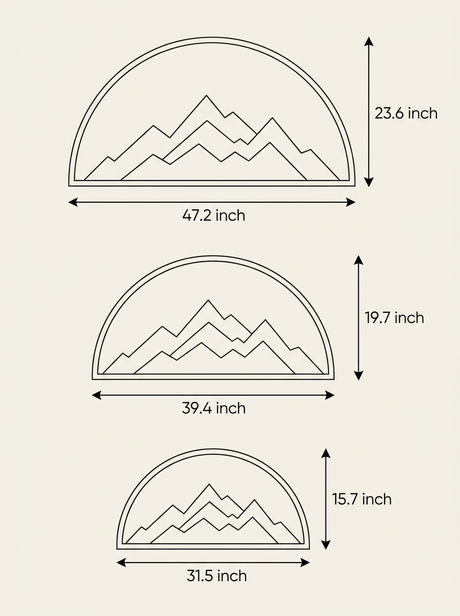 Half-Moon Wall Light
