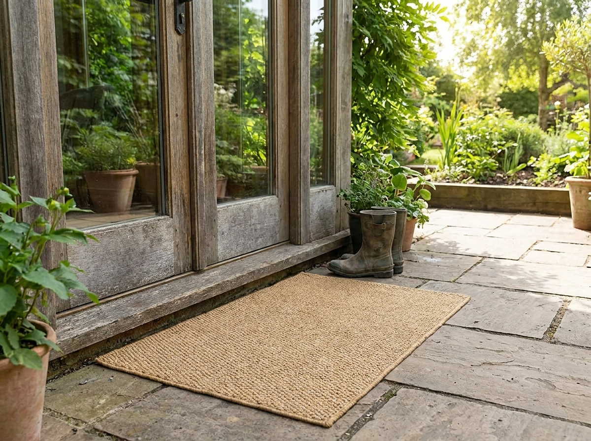 ComfortMat at garden patio door