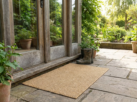 ComfortMat at garden patio door