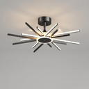 Modern Starburst Ceiling Fan Light hero shot
