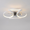 Elegant flower ceiling fan - White finish hero shot