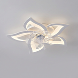 Decorative ceiling fan - White Flower style hero shot