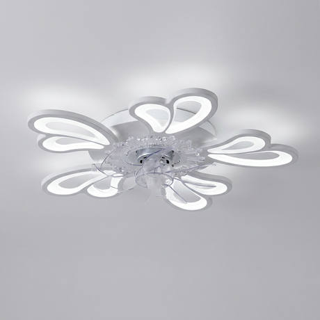 Decorative ceiling fan - White Heart style hero shot