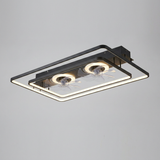 Dual head ceiling fan - Black compact hero shot