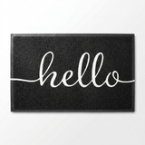 Luxe decorative floor mat - Black hero shot