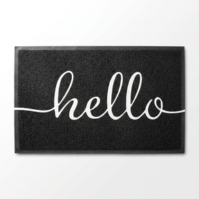 Luxe decorative floor mat - Black hero shot
