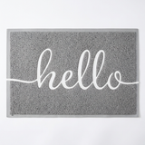 Luxe decorative floor mat - Grey hero shot