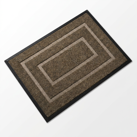 Durable entryway dirt-trapper mat - Brown hero shot