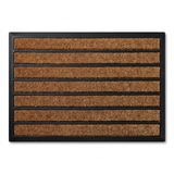 Striped outdoor door mat - hero shot