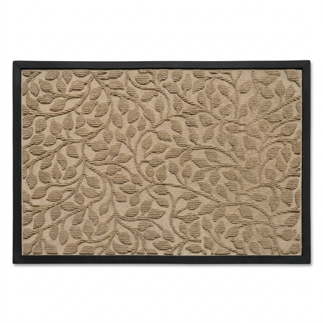 Polyester outdoor door mat - Khaki hero shot