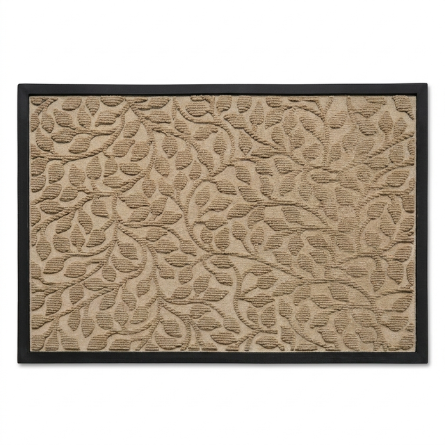 Polyester outdoor door mat - Khaki hero shot