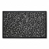 Polyester outdoor door mat - Gray hero shot