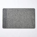 Grey faux jute doormat