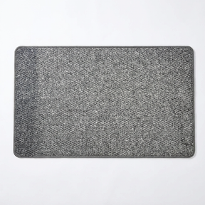 Grey faux jute doormat